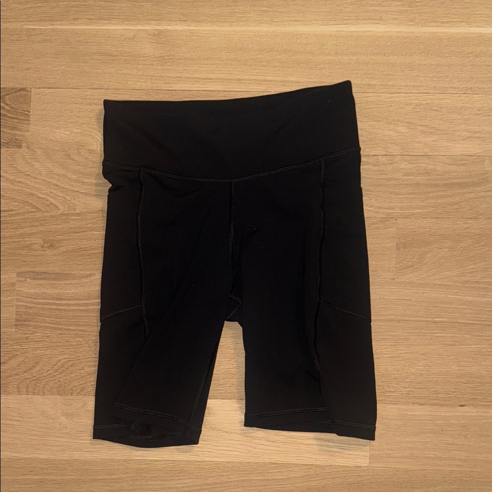GAP Black Bike Shorts with High Waistband